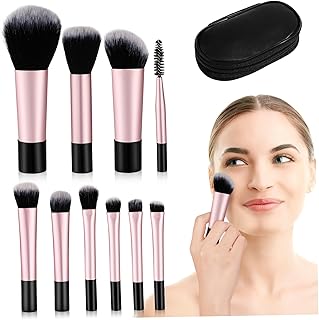 10 Pcs Mini Makeup Brush with Soft Bristles a...