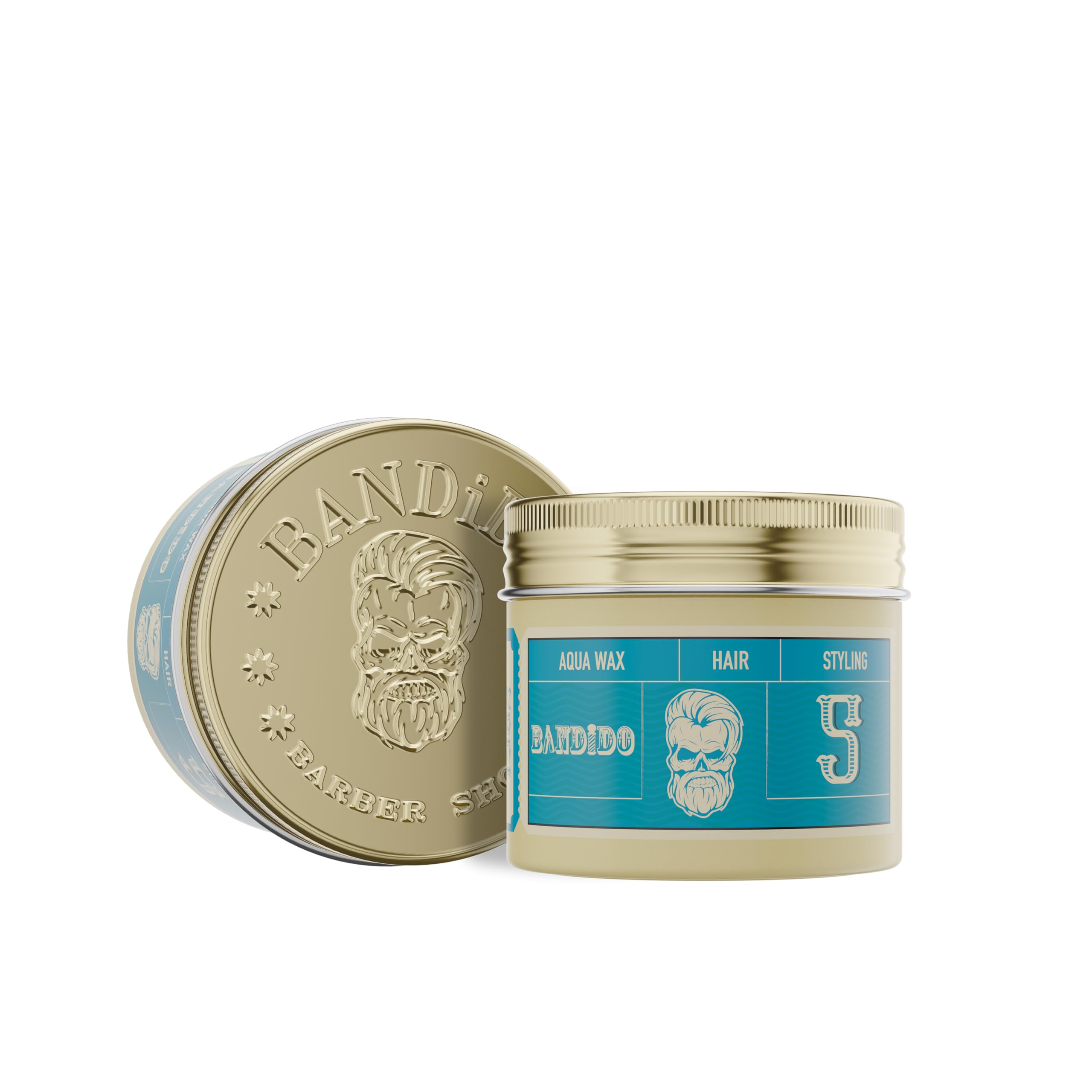 Bandido Aqua Wax Nr. 5 - Cera para el cabello, azul 125ml