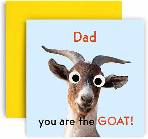 Miniatura 5 de Huxters Tarjetas de cumpleaños para mujer, tarjeta de feliz cumpleaños con texto en inglés "You're the GOAT Mommy", para cumpleaños, día de la