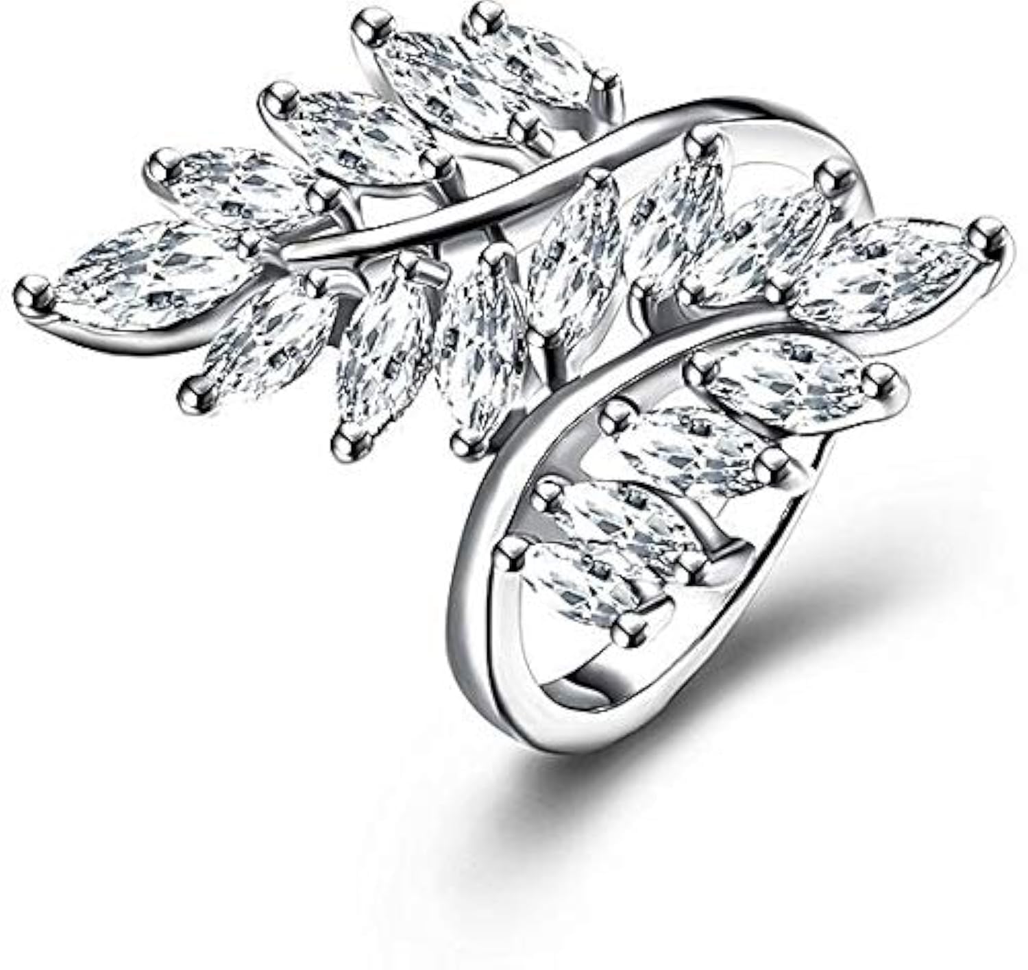 See full amazon price history chart for Yellow Chimes Rings for Women White Crystal Rings Beauty-in-Leaves Platinum Plated Adjustable Silver Ring for Women and Girls Valentine Gift for Girls Yellow Chimes Rings for Women White Crystal Rings Beauty-in-Leaves Platinum Plated Adjustable Silver Ring for Women and Girls Valentine Gift for Girls (B07MG9PFQG) Amazon Price History, Amazon Price Tracker