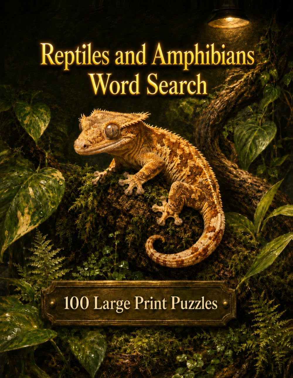 Reptiles and Amphibians Word Search: 100 Large Print Puzzles Featuring Lizards, Snakes, Turtles, Frogs, and the World of Reptile Keeping (Animal Companions)