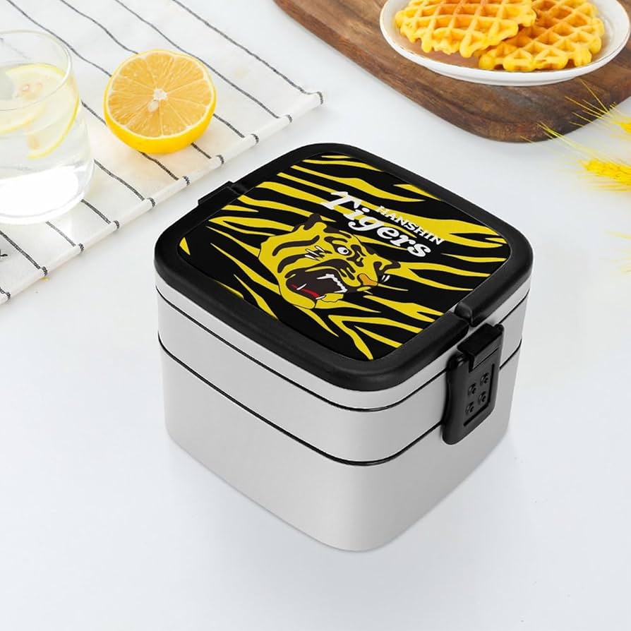 阪神タイガースの壺(弁当入れ) Amazon | 阪神タイガース 弁当箱 ランチボックス スプーン付き
