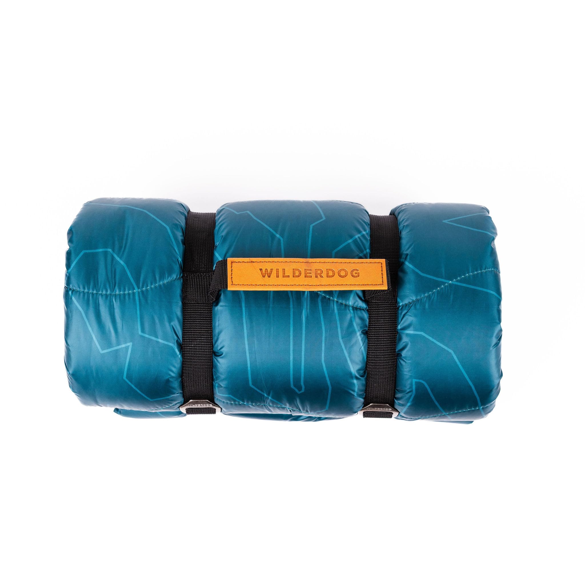 Wilderdog Double-Sided Dog Picnic Blanket – Sherpa Fleece & Water-Resistant Shell – 42.5” x 56.5” – Caspian