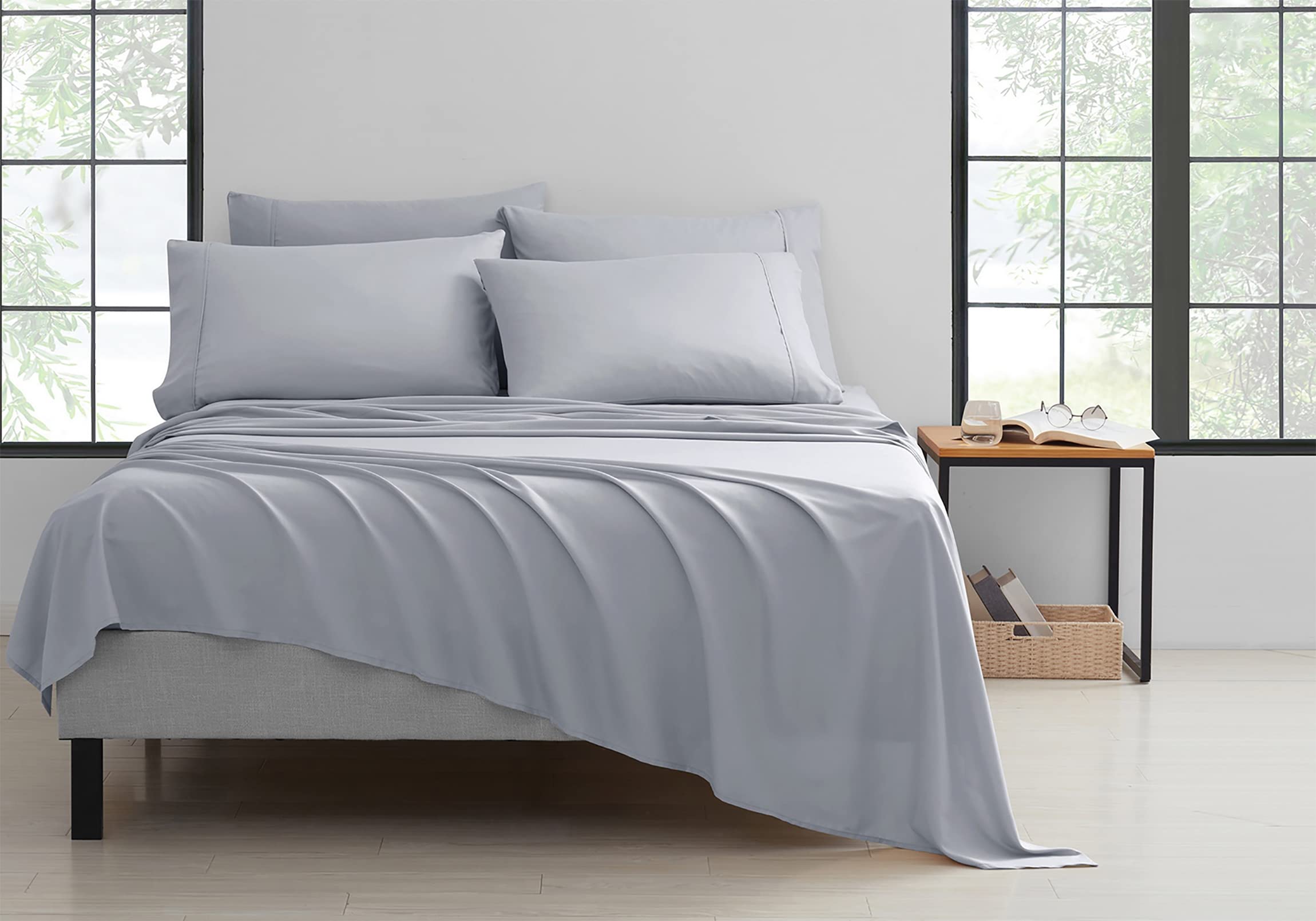 Bibb Home 6 Piece Bamboo Sheets Set 