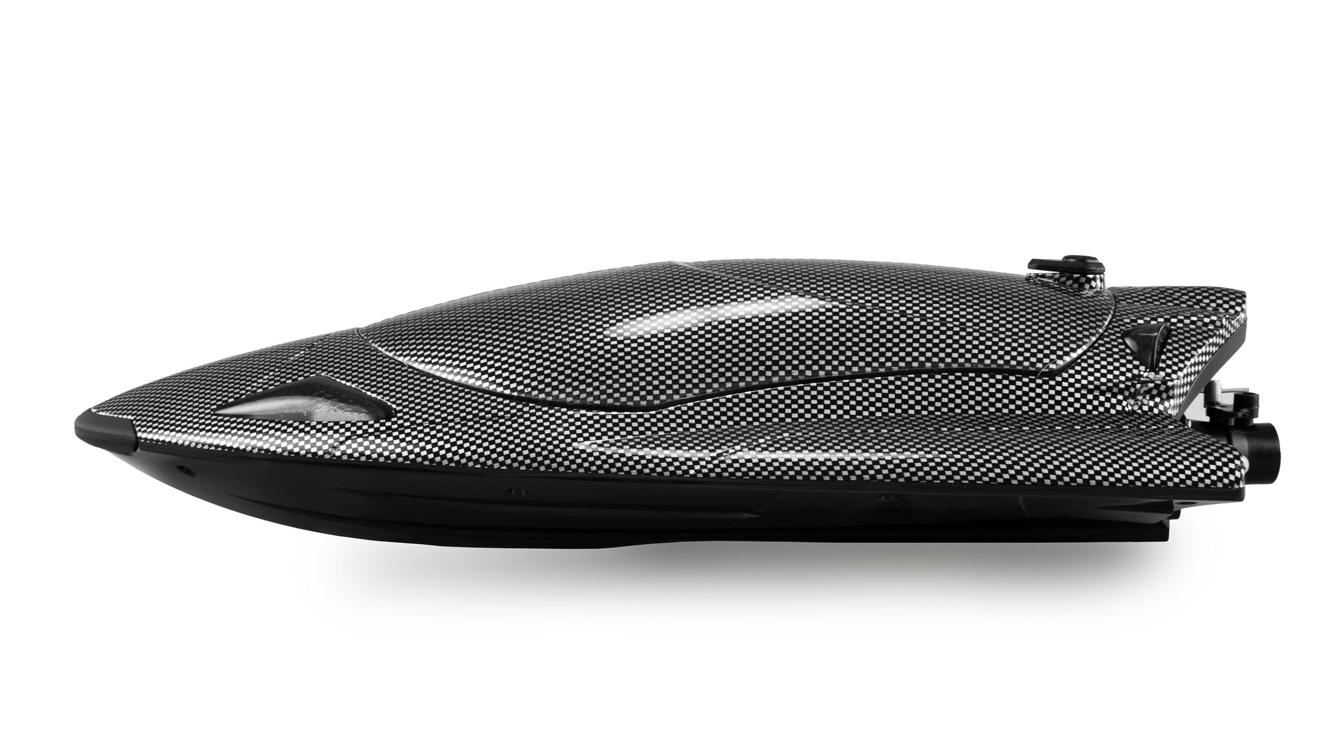Amewi Stingray - Lancha con accionamiento a Chorro (40 km/h, 335 mm, Aspecto de Carbono RTR)