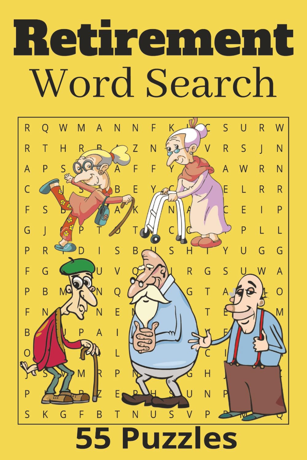 Retirement Word Search Puzzle Book: Happy Retirement Word Search Puzzle Book, 110 Pages, 55 Puzzles