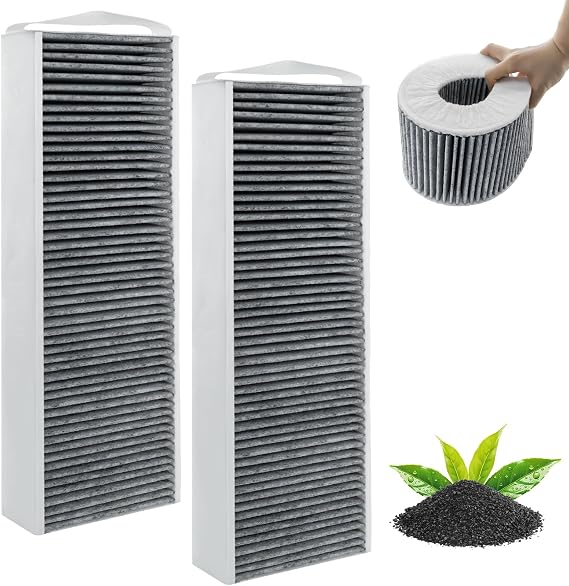 2 Stück Aktivkohlefilter für Bora Pure/X Pure Dunstabzug PUAKF Filter with 5-Layer Filtration System für Ihr Umluftkochfeld PURU oder PUXUErsatzfilter Zubehör für Bora Filter