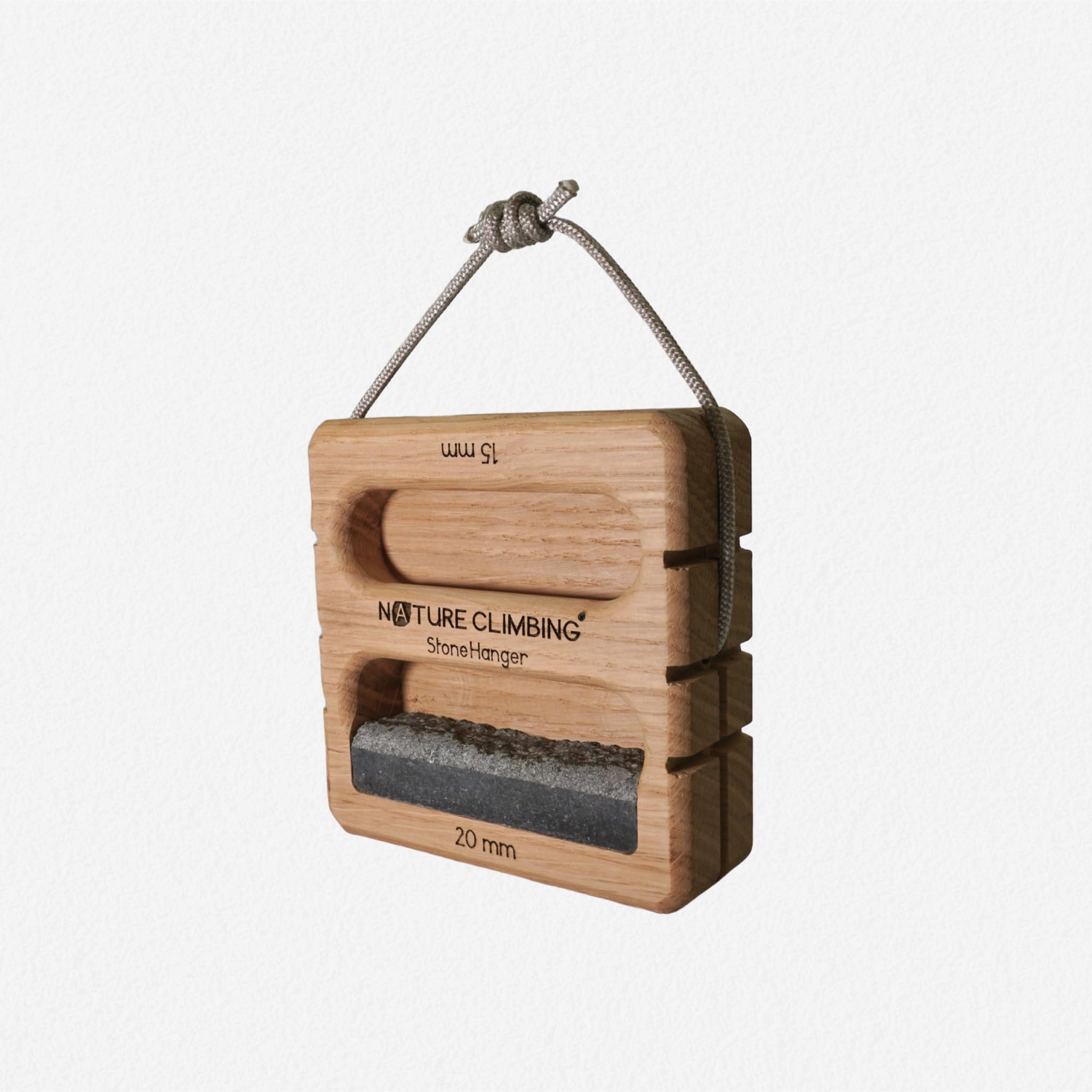 Nature Climbing | Stone Hanger | Hangboard | Granite | - High Performance | compact hangboard, Portable hangboard | - Nachhaltig & Handgemacht