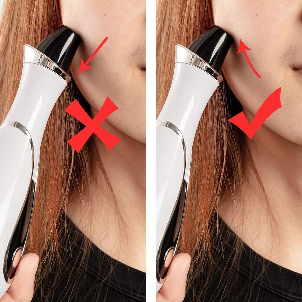 Aspirazione dei punti neri Aspirazione del viso del naso del naso Estrattore di acne strumento di pulizia aggiornato elettrico regolabile sonde di potenza di aspirazione USB ricaricabile Kit per
