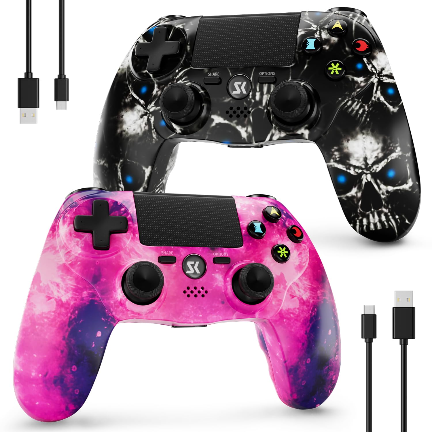 Amazon.com: ISHAKO Controller for PS4, Wireless Controller 2
