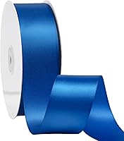 Vista 40 de LIUYAXI Cinta de satén roja de doble cara, 1/4 pulgadas x 50 yardas continuas, cintas finas perfectas para envolver regalos, tarjetas de invitación