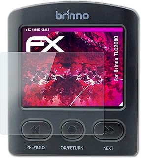 atFoliX Plastic Glass Protective Film compatible with Brinno TLC2000 Glass Protector, 9H Hybrid-Glass FX Glass Screen Protector of plastic