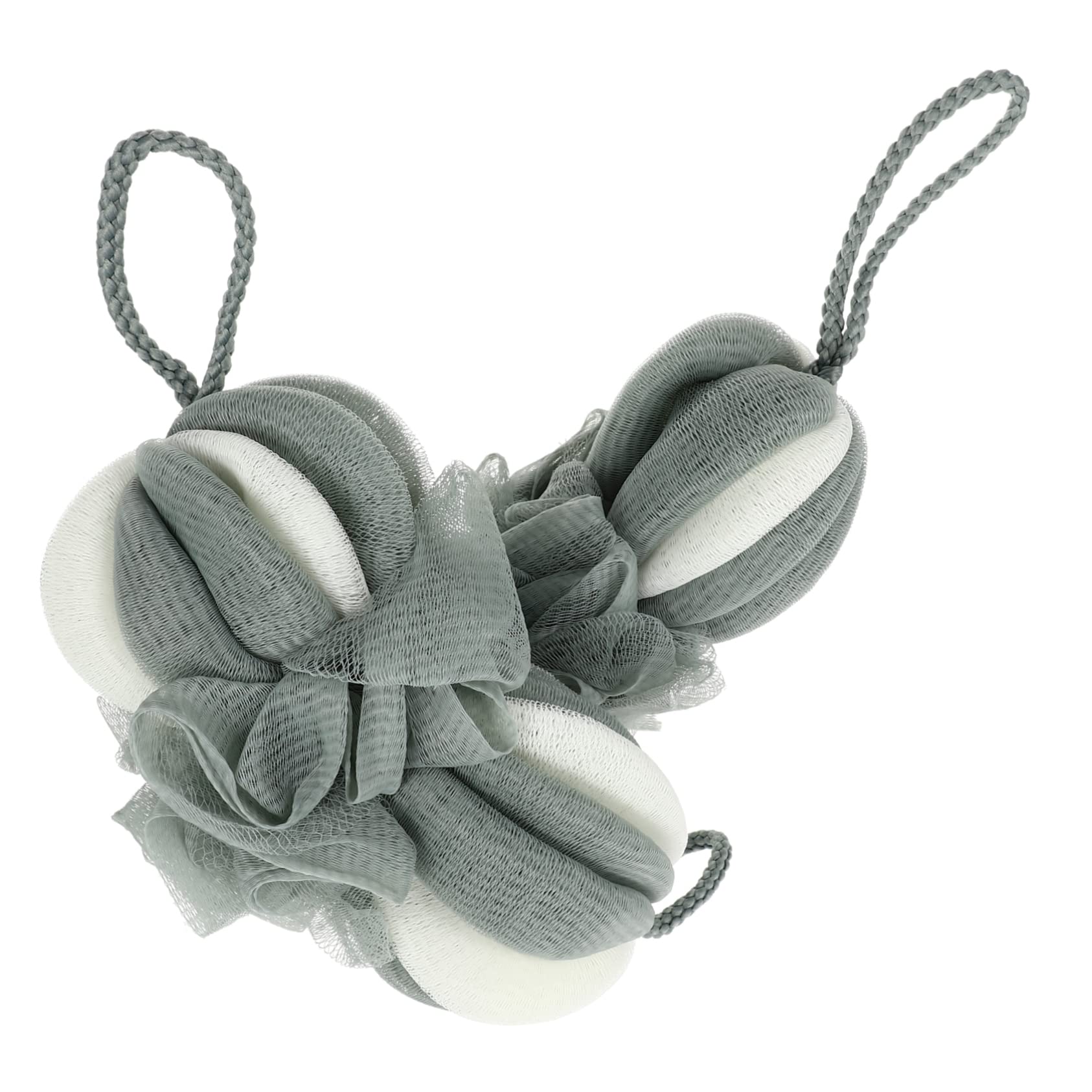 PACKOVE 2Pcs Foaming Shower Balls Exfoliating Bathing Flower Sponge for Soft Material for Daily Bathing Care Stripes