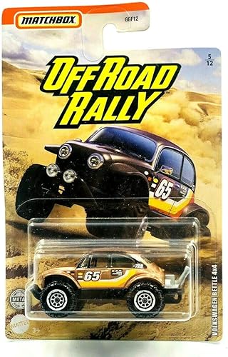 Matchbox Volkswagen Beetle 4x4, Off Road Rally Marrón 512