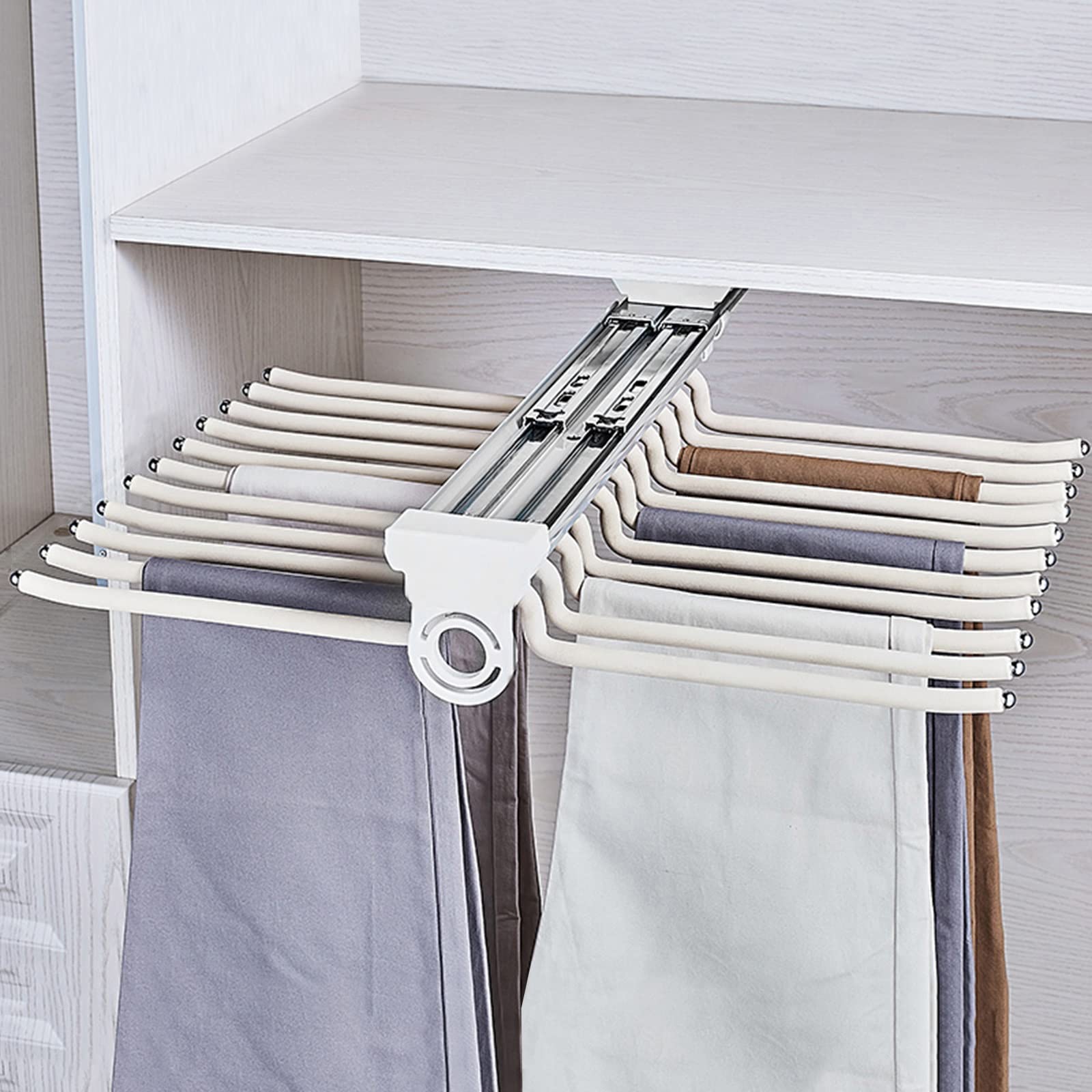 Cintre pantalon extensible 22 bras pour dressing ordonné