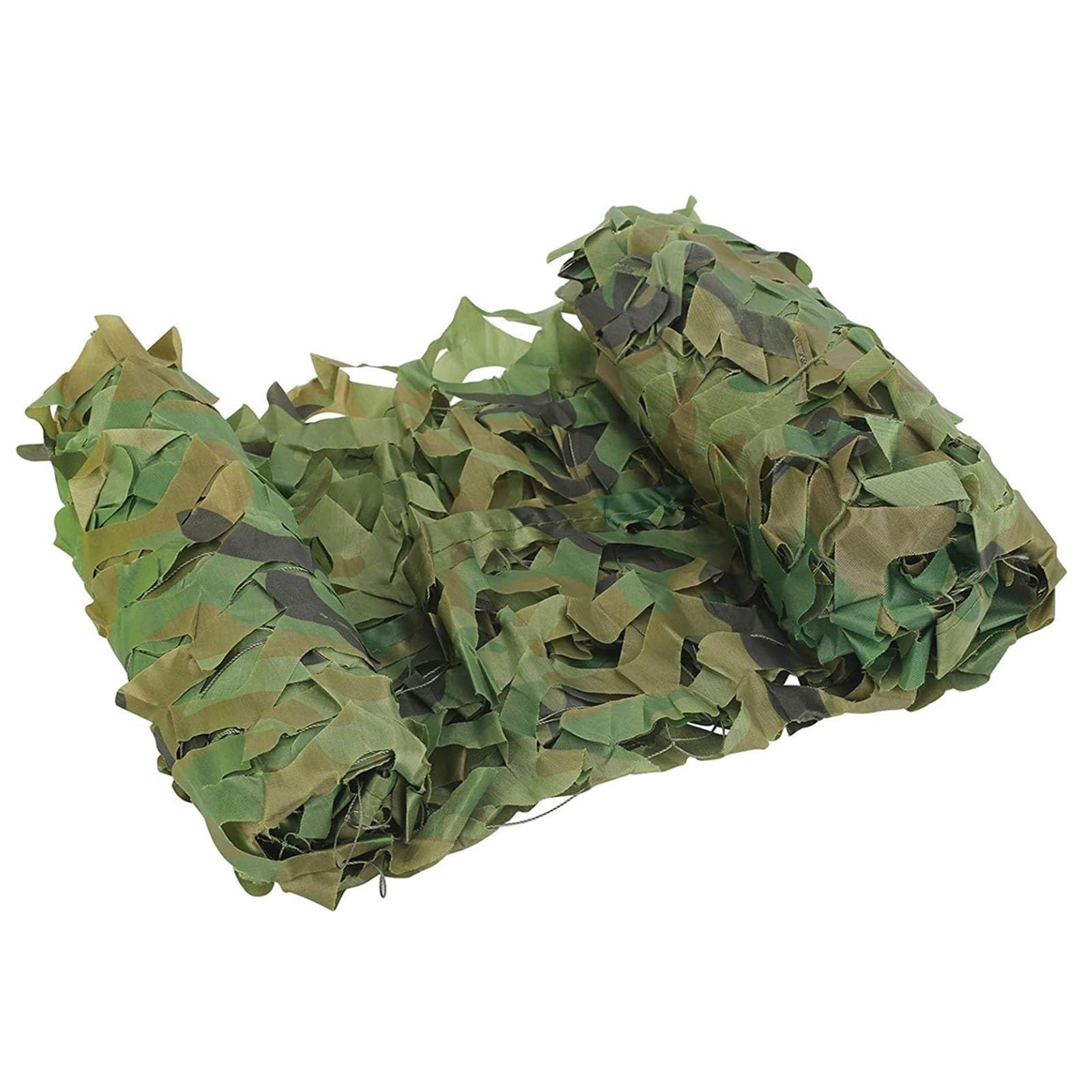 Malla de Camuflaje con Red de Soporte de Nylon, Red de Camuflaje para Sombreado de Coche y Jardín, Resistente para Caza y Observación de Aves