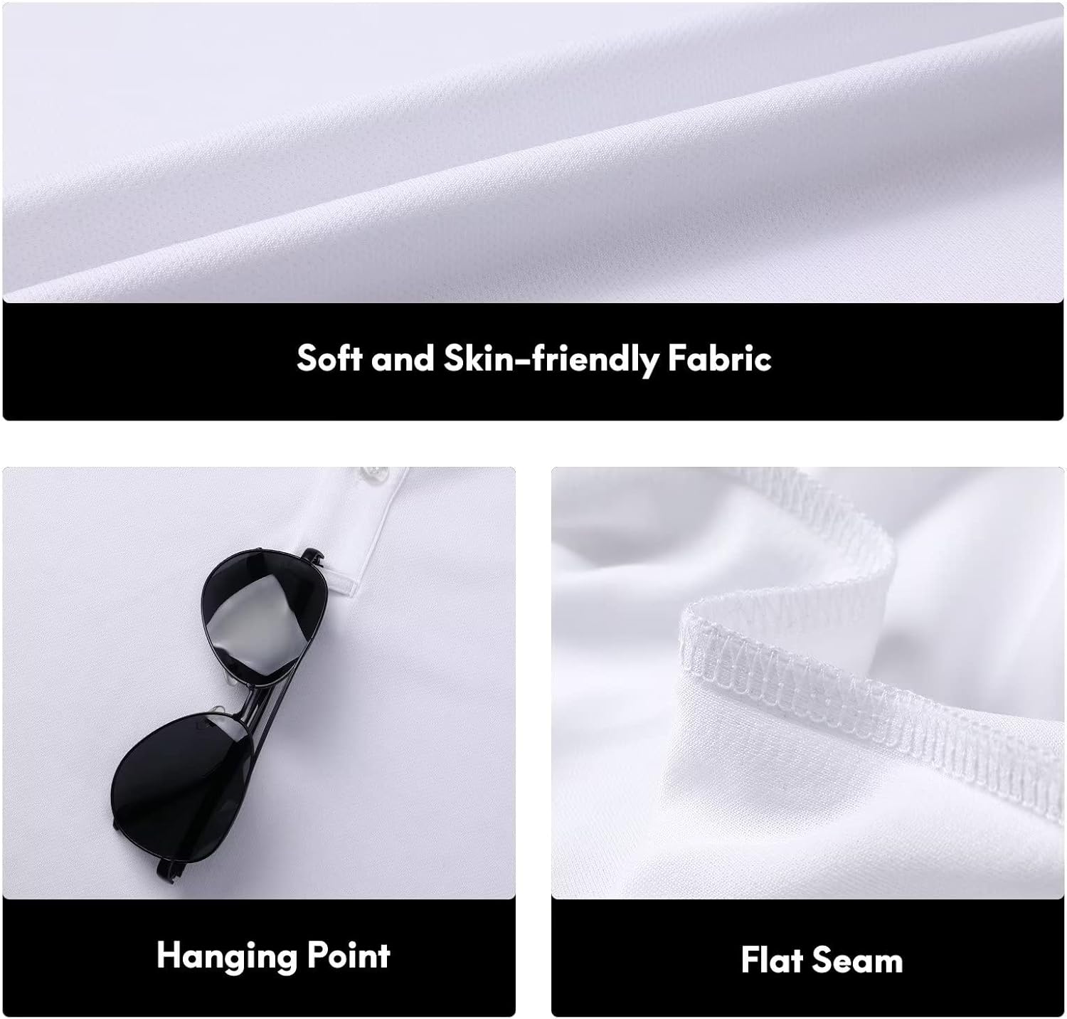 Haimont Polo Shirts for Men-Dry Fit Short Sleeve Collared Golf T-Shirts Business Casual Work Polos, Moisture Wicking : Clothing, Shoes & Jewelry