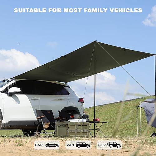 Miniatura 6 de Toldo de coche para SUV no necesita portaequipajes de techo resistente al agua UV50+