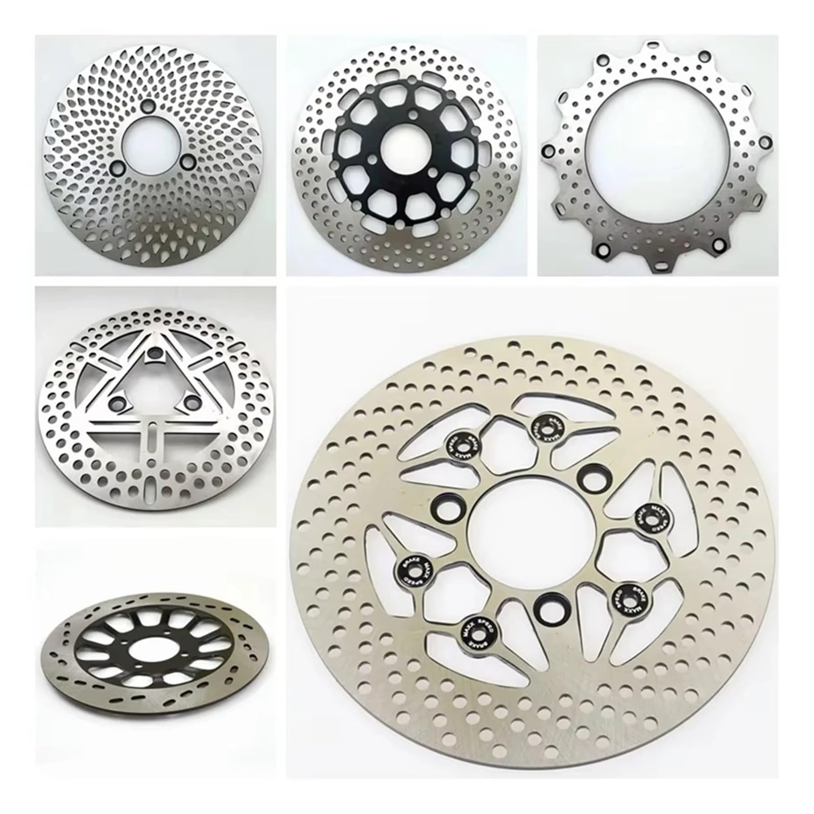 Disco freno flottante Disco Freno Anteriore Posteriore Moto 220mm 260mm 265mm Per Accessori Rotore Per EN125 GT125 GS125 GN125 HJ125 GSX125(220 mm)