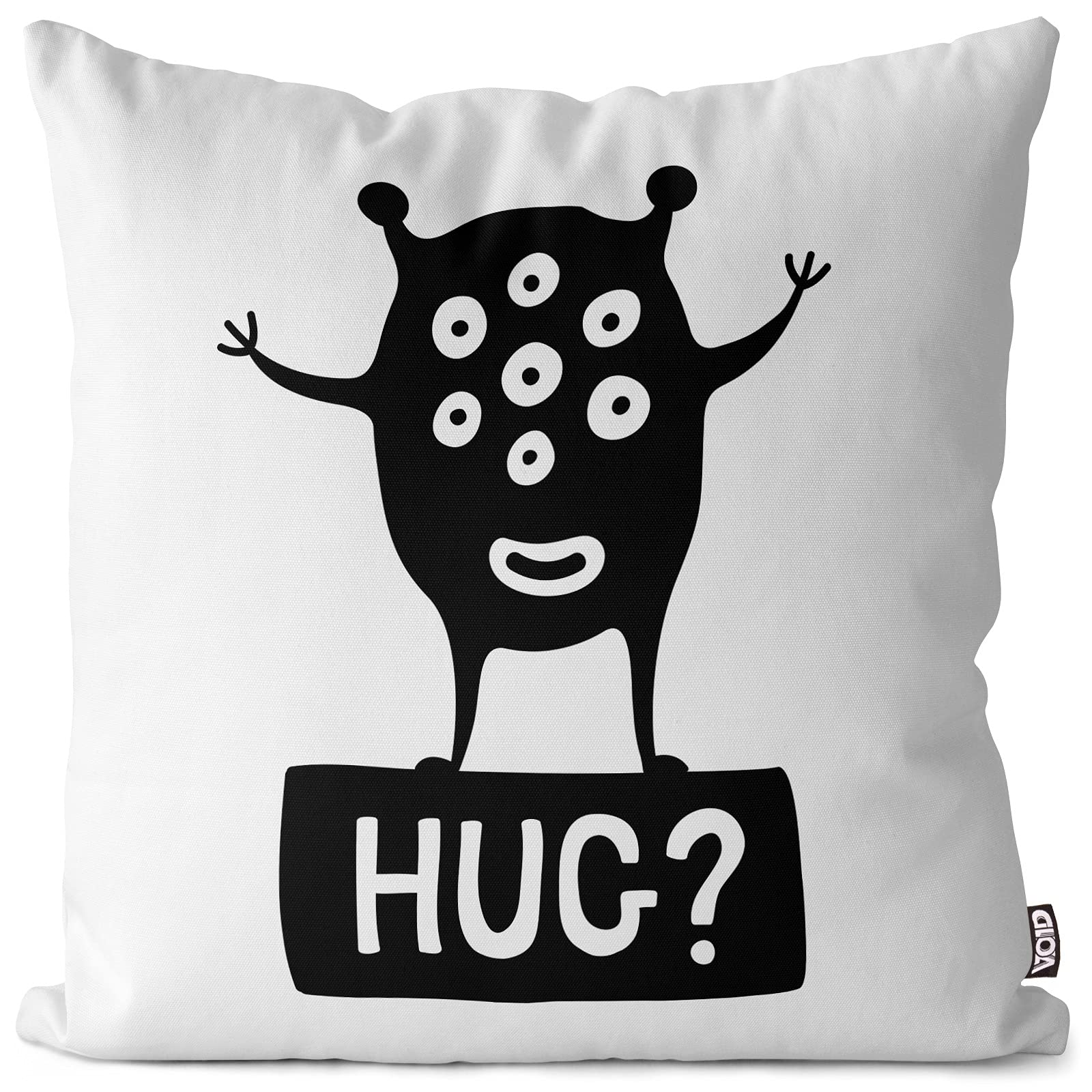 VOID Außerirdischer Alien Cartoon Kissenbezug Kissenhülle Sofakissen Kissen Deko Outdoor-Kissen Dekokissen, Kissen Größe:60 x 60 cm