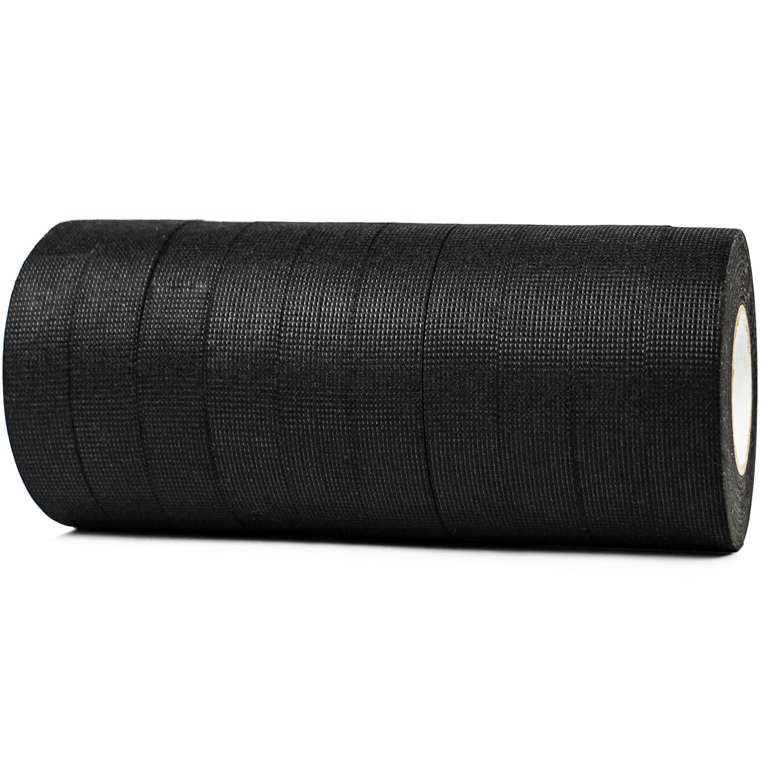 WELSTIK Lot de 10 rubans adhésifs en tissu de qualité supérieure pour câblage électrique automobile, excellente suppression du bruit et câbles - 19 mm x 15 m