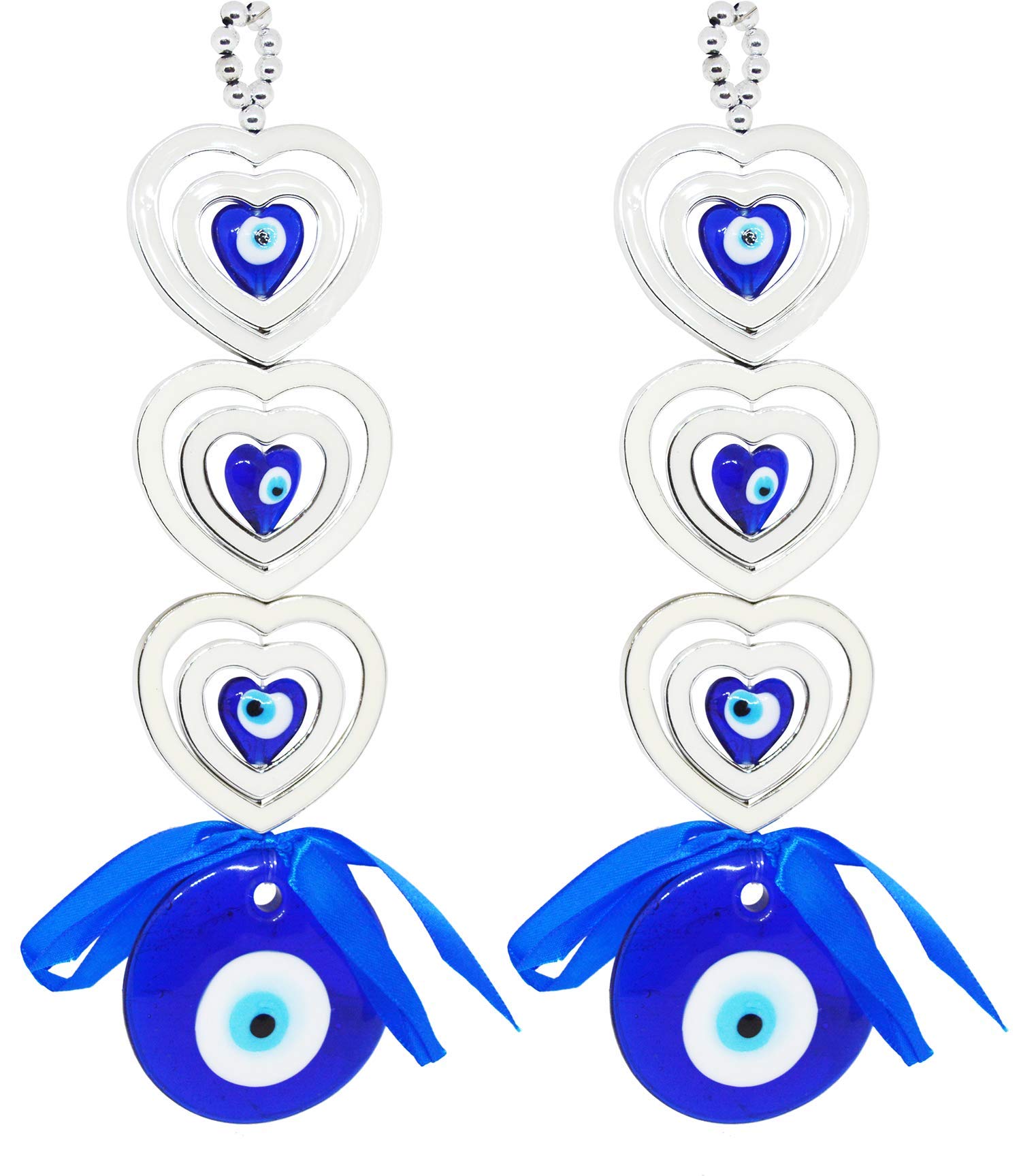 See full amazon price history chart for Saubhagya Global Fengshui Set of 2 Blue Three Hearts Evil Eye Hanging for Car & Door/Office, Medium Size, Height-23cm Saubhagya Global Fengshui Set of 2 Blue Three Hearts Evil Eye Hanging for Car & Door/Office, Medium Size, Height-23cm (B07YSHBDXM) Amazon Price History, Amazon Price Tracker