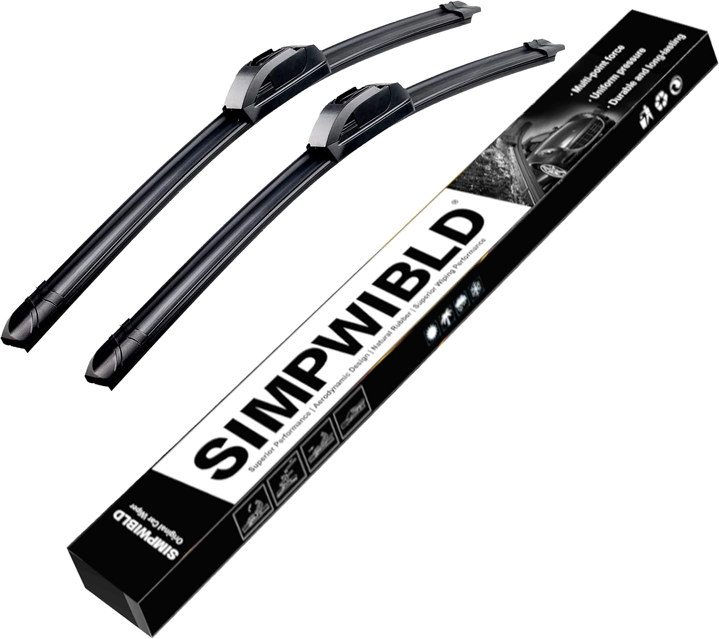 2 Factory Wiper Blades Replacement For 2018-2020 Lexus LS500h/2019-2020 Toyota Avalon/2018-2020 Toyota Camry Original Equipment Windshield Wiper Blades Set 26"+20" (Set of 2) U/J HOOK