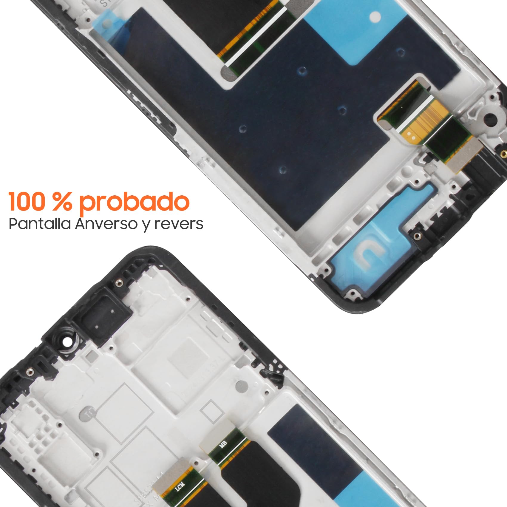 FOR T-MOBILE REVVL 7 5G TMRV075G LCD DISPLAY DIGITIZER TOUCH SCREEN FRAME *A - Foto 8