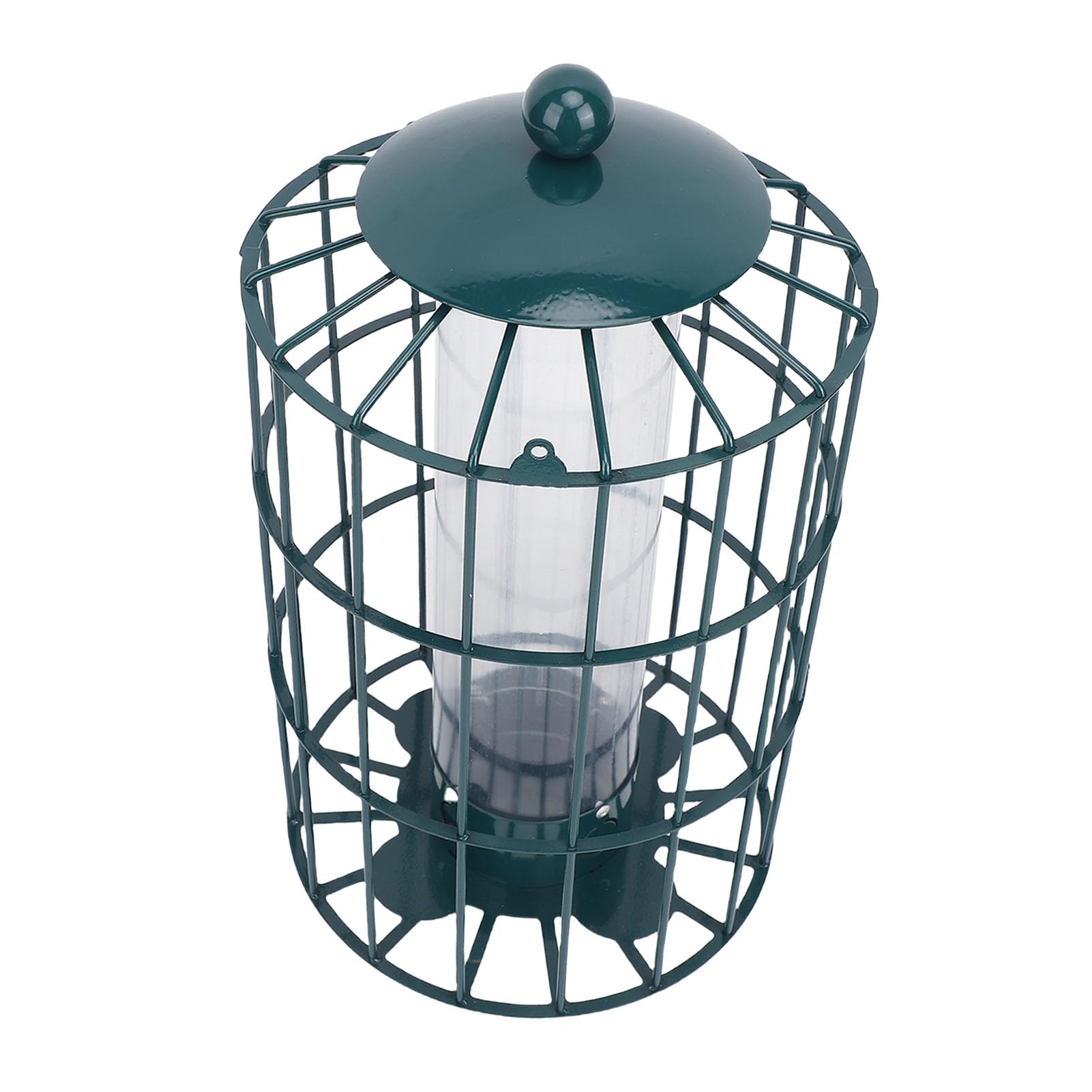 Acouto Comedero para Pájaros Enjaulado para Pájaros Silvestres Tubo Colgante A Prueba de Exteriores Comedero para A Prueba de Masticables A de Herrumbre 7 1x12 6 Pulgadas Hierro Hierro la Voluntad