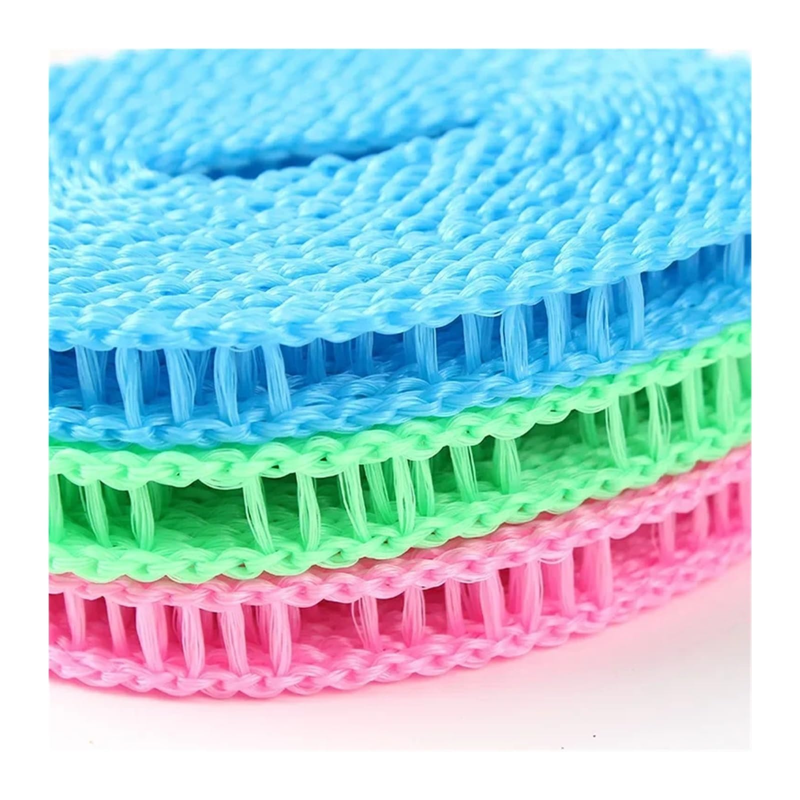 Corda Antivento Stendibiancheria da esterno in nylon antiscivolo for bucato, corda da viaggio for affari, antivento, cavo lungo 5/10 metri(36115-Blue-10M-3pcs)