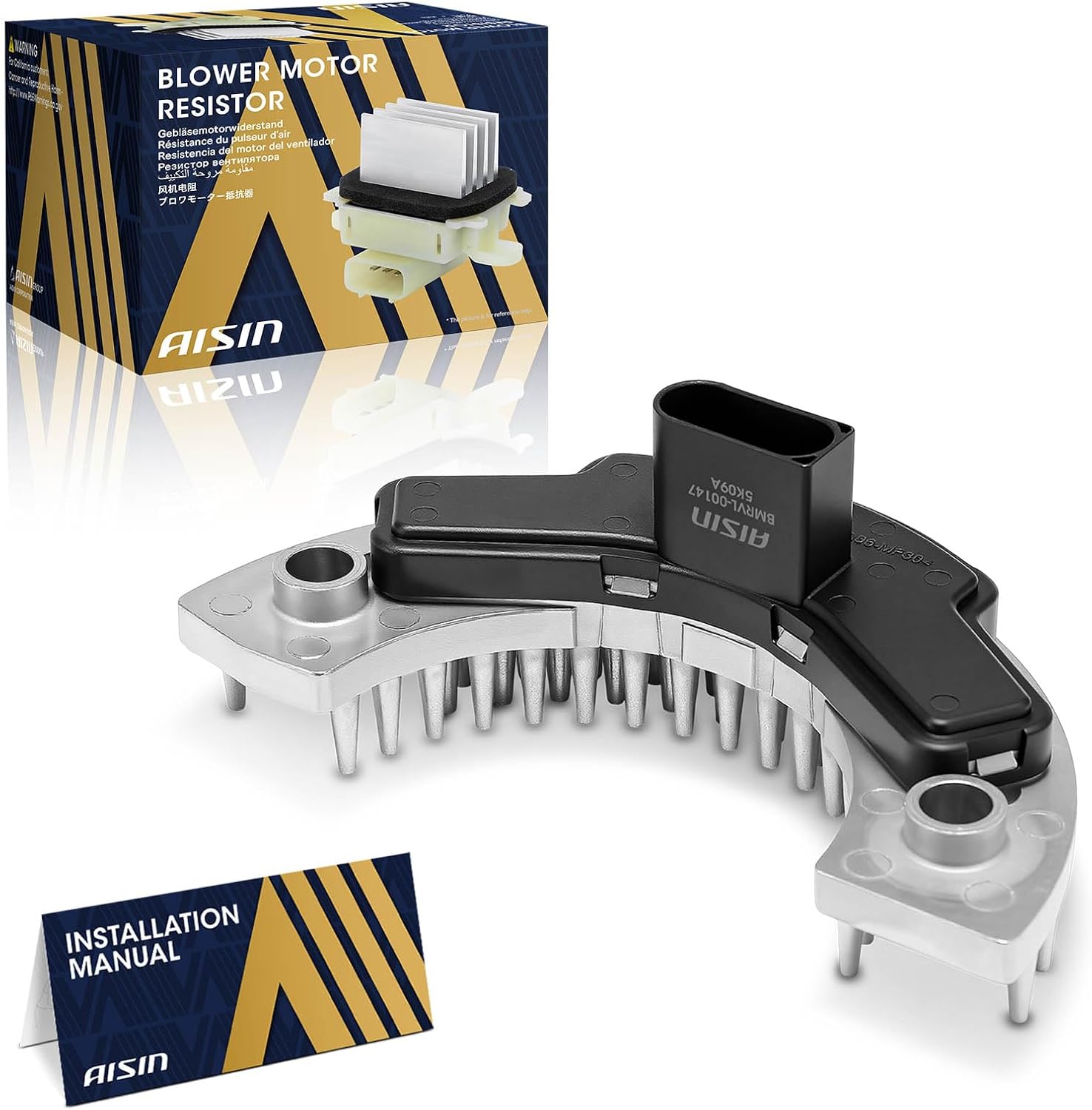 AISIN AFTERMARKET BMRVL-00147 HVAC Blower Motor Resistor - Compatible with Volvo VN 2004, VT 2006-2009, VHD 2001-2009