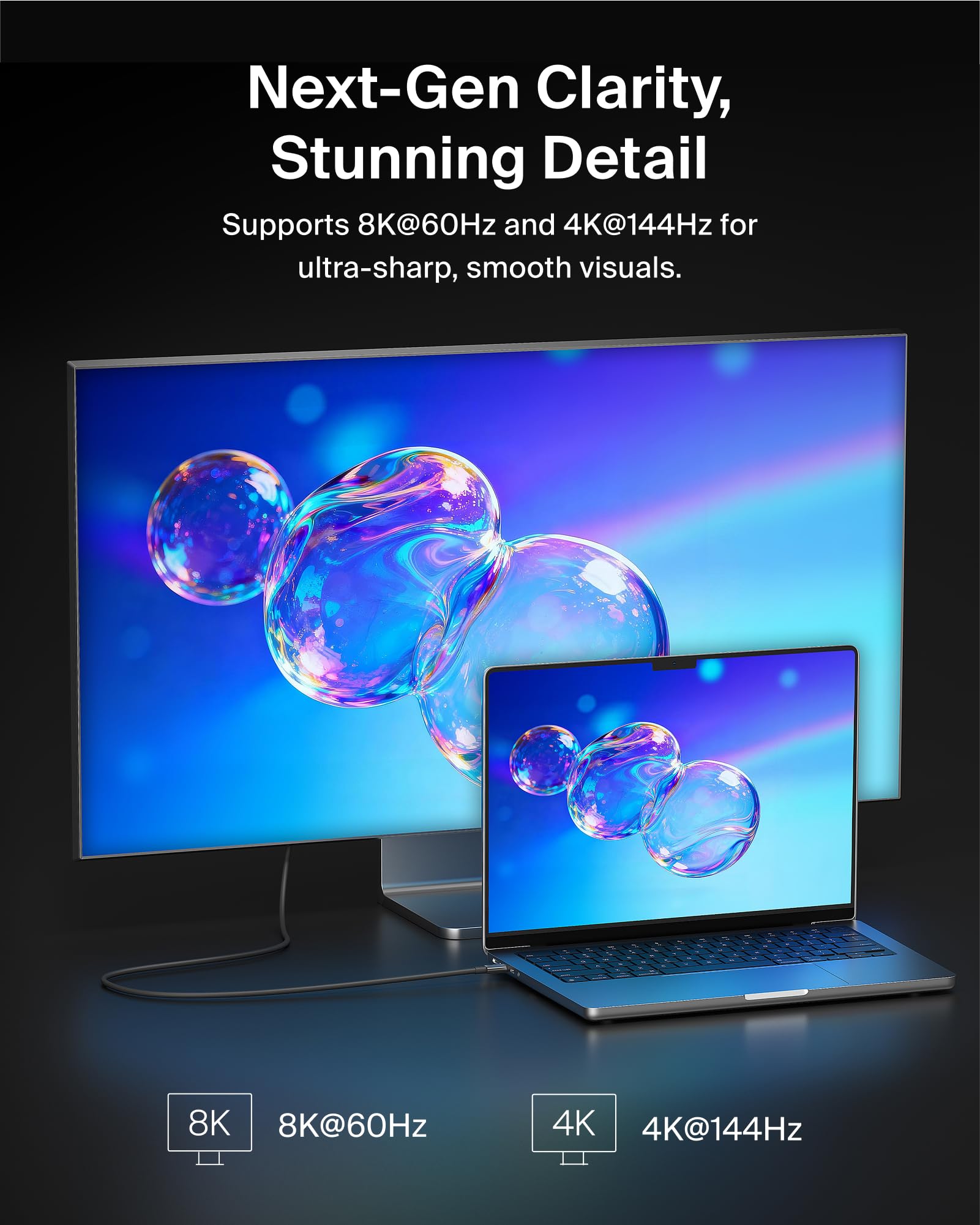 USB-C TO HDMI 2.1 CABLE (2M)