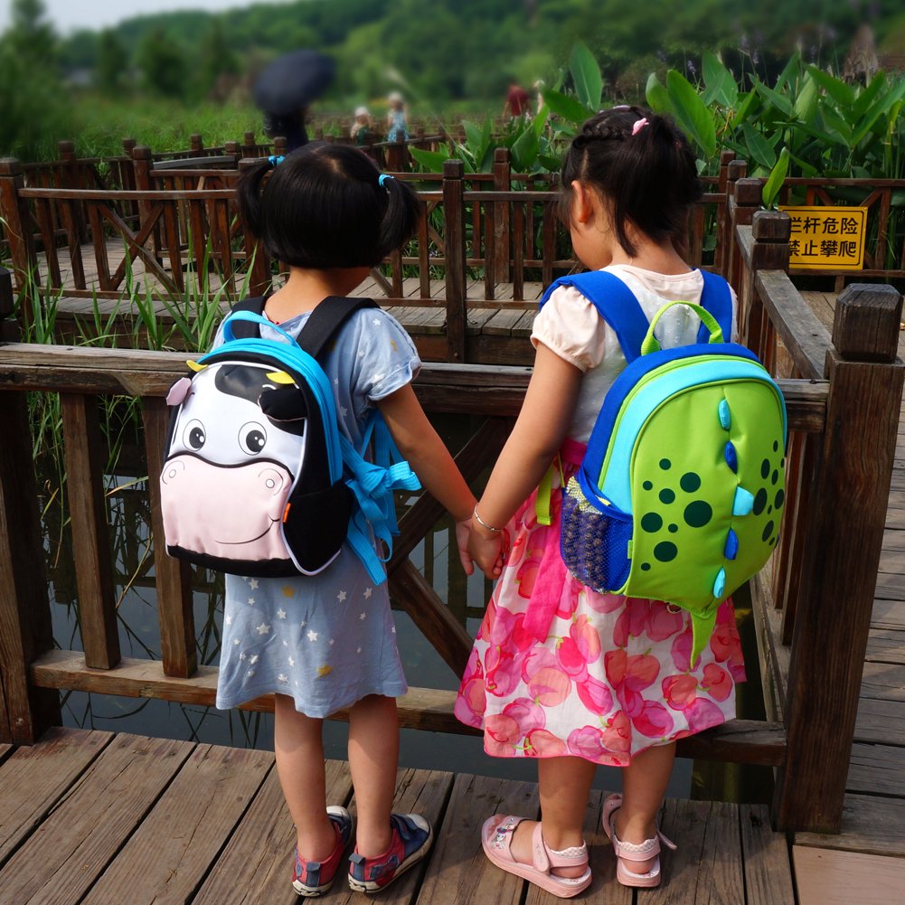 LOIDOU Kids Preschool Backpack Set With Lunch Box - Excavator Print, 13L Capacity, For Ages 3-6 - View #10
