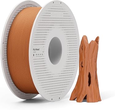 Bambu Lab PLA Wood Filament 1.75mm  0.03mm AMS Compatible with 1kg Reusable