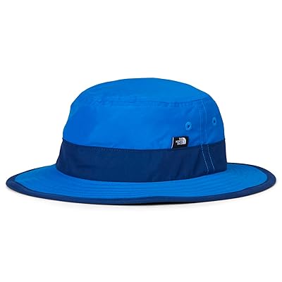 The North Face Kids Sun Hat (Big Kid) Traditional Hats Hero Blue TNF Topo Phantom Print