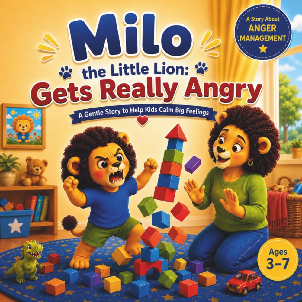 Milo Feels Angry: A Gentle Story to Help Kids Calm Big Feelings (Milo Emotional Skills Series)