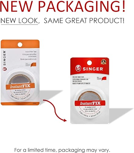 Miniatura 6 de Singer Cinta para dobladillos instantáneos, peso regular 34", 15yardas, transparente, se puede planchar