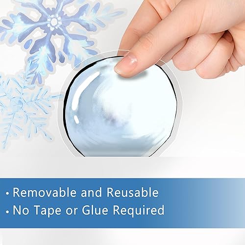 Miniatura 6 de Mfault 98 calcomanías de Mardi Gras para ventana, 4 hojas, color morado, flor de lis, gnomo, langosta, cocodrilo, camión, calcomanías de pared,