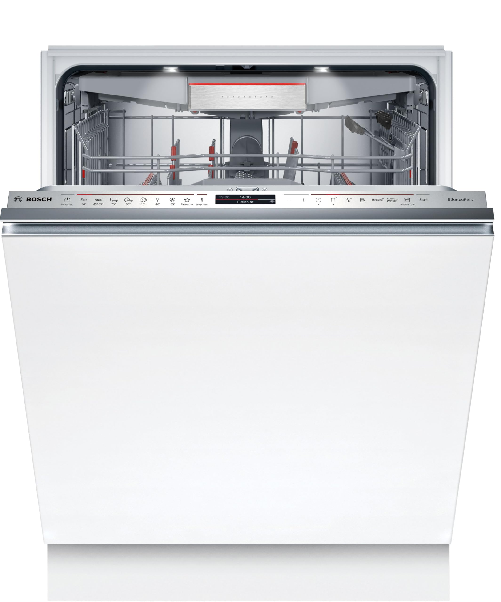 Bosch SMV8ECX01E Serie 8 - Lavavajillas empotrable totalmente oculto, Home Connect, zona extra limpia: lavado intenso para la suciedad más difícil, TimeLight, Green Collection, EmotionLight, 60 cm