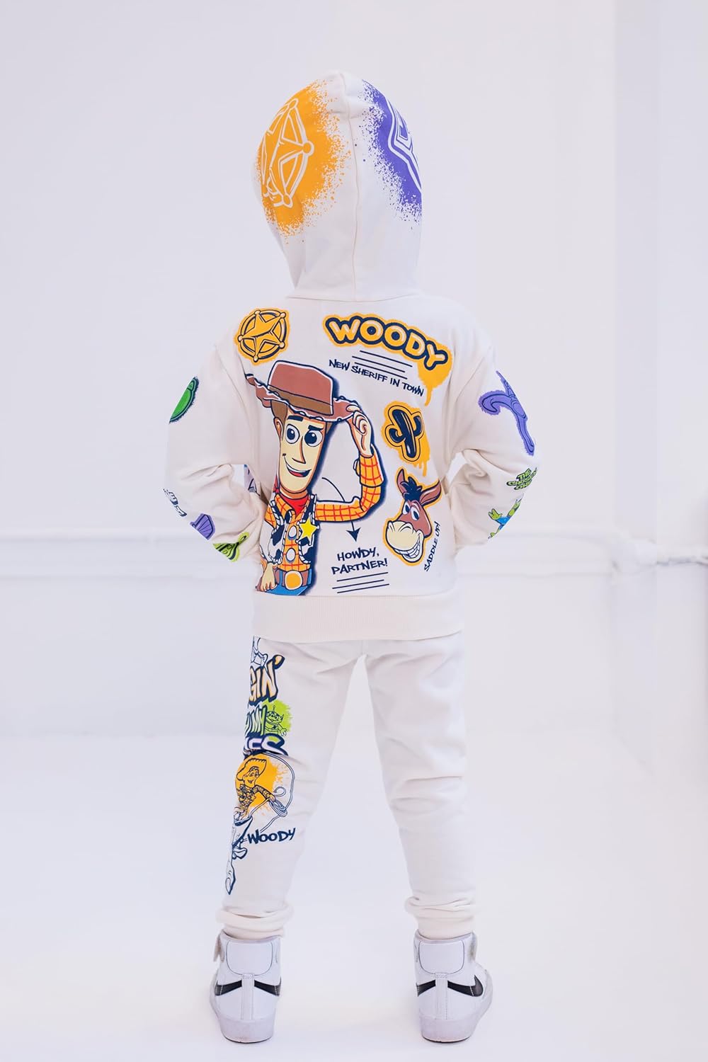 Disney Toy Story Pullover Fleece Hoodie and Jogger Pants Outfit Set Toddler to Big Kid Sizes (2T - 10-12) - Image 3