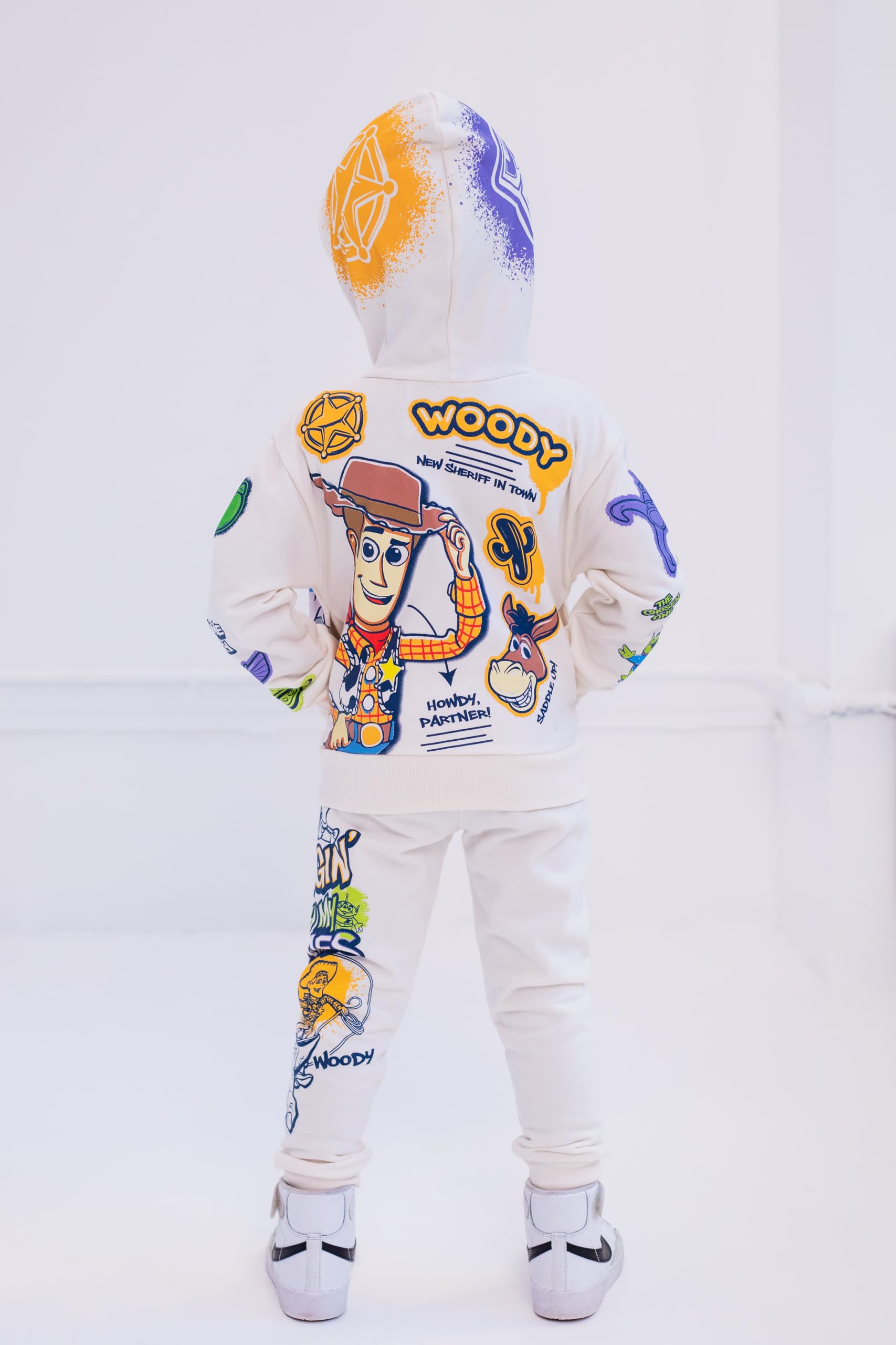 Disney Pixar Toy Story - Juego de sudadera con capucha y pantalones de forro polar para niños
