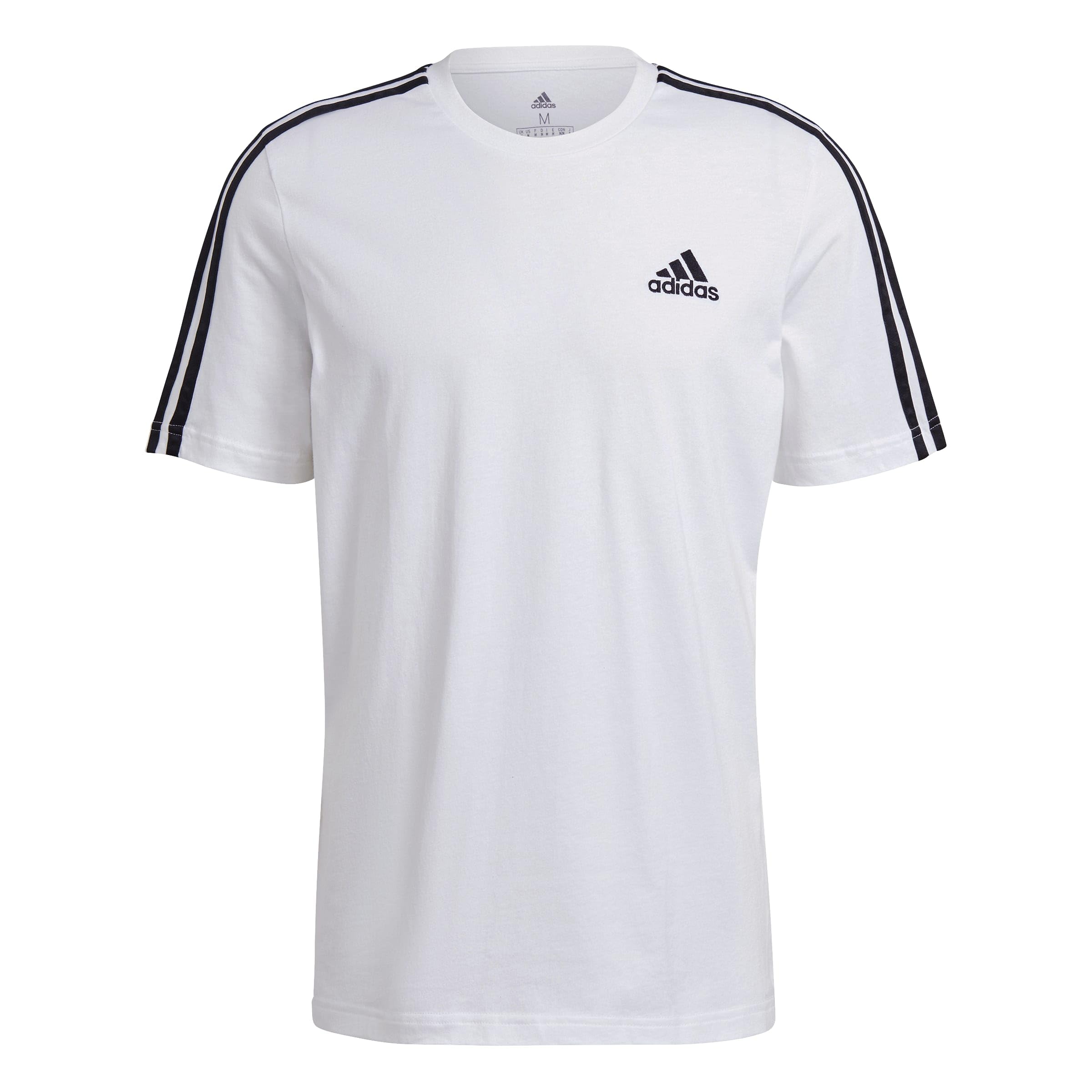adidas mens Essentials 3-Stripes T-SHIRT
