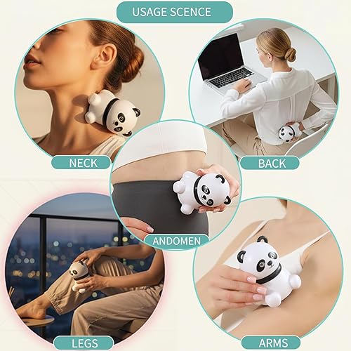 Miniatura 4 de Mini masajeador de mano, pequeño masajeador de mano para todo el cuerpo, hombros, cuello, espalda, pierna, alivio del dolor y relajación, regalos de