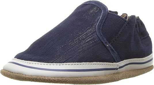 Robeez Baby Boys and Unisex Soft Soles Slip-Resistant Crib Shoes Slippers for Infant and Toddler, 0-24 Months