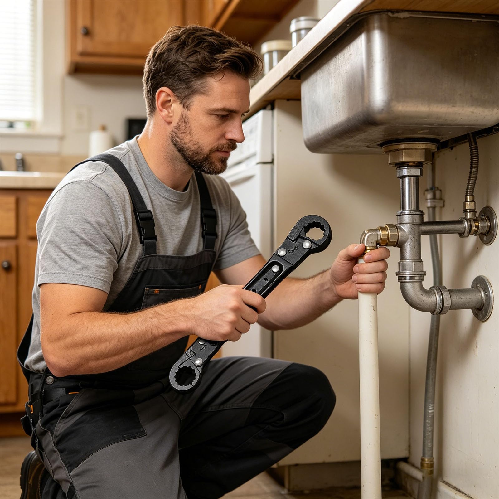 Attrezzatura per la manutenzione impianti idraulici per progetti domestici con dispositivo rimozione del manicotto in rame e borsa impermeabile Strumenti professionali per la