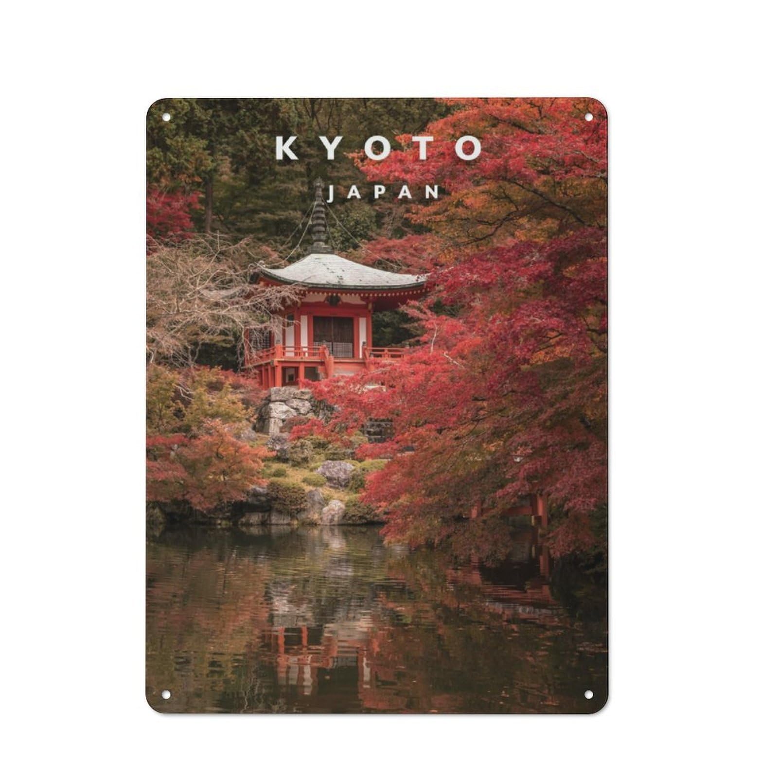 Daigoji Classic Metal Wall Decor 40x30cm, Metal Sign for Cafe, Pub, Workshop Or Home Bar, Small Accent for Blank Walls