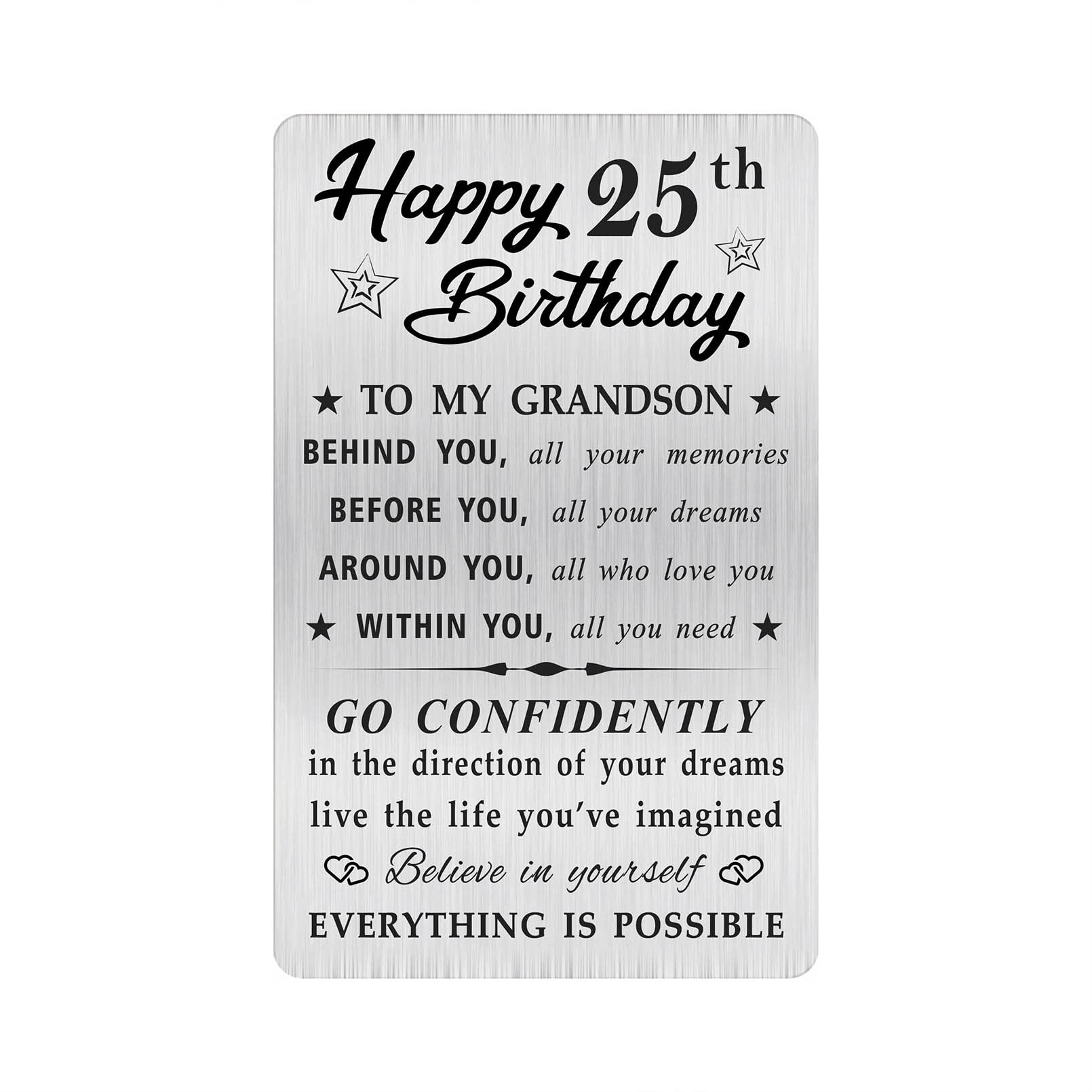 Biglietto di auguri per il 10° compleanno del pronipote, biglietto di medie dimensioni (formato A5, 148 mm x 210 mm) con busta