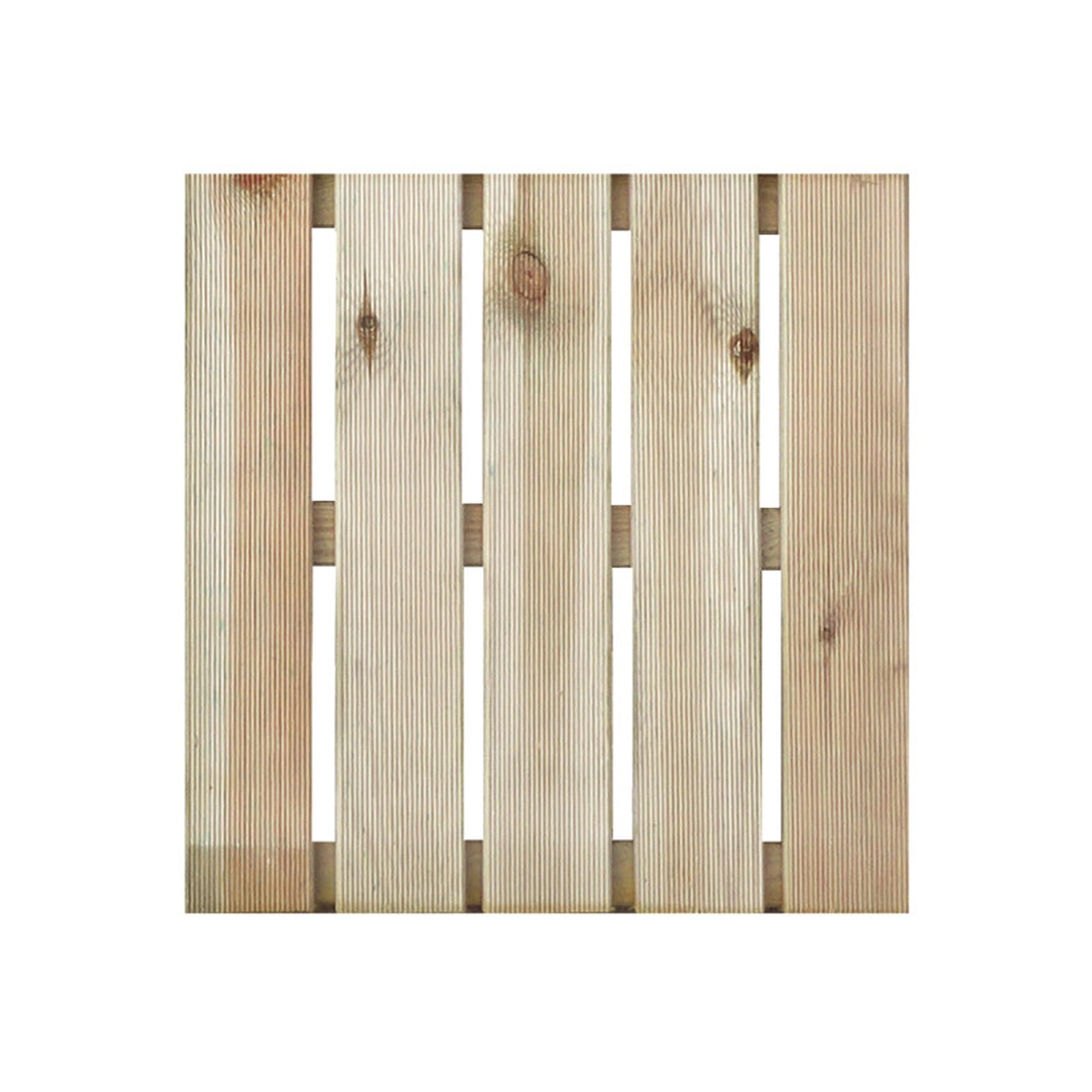 LOSETA MADERA PINO RAYADAS TANE 100X100