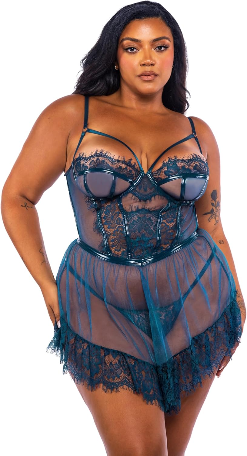 LI707 - Eden Babydoll 2-Piece Set