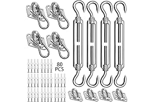 Robust Deck Tension Tie Hardware for Durable Sun Shade Installations